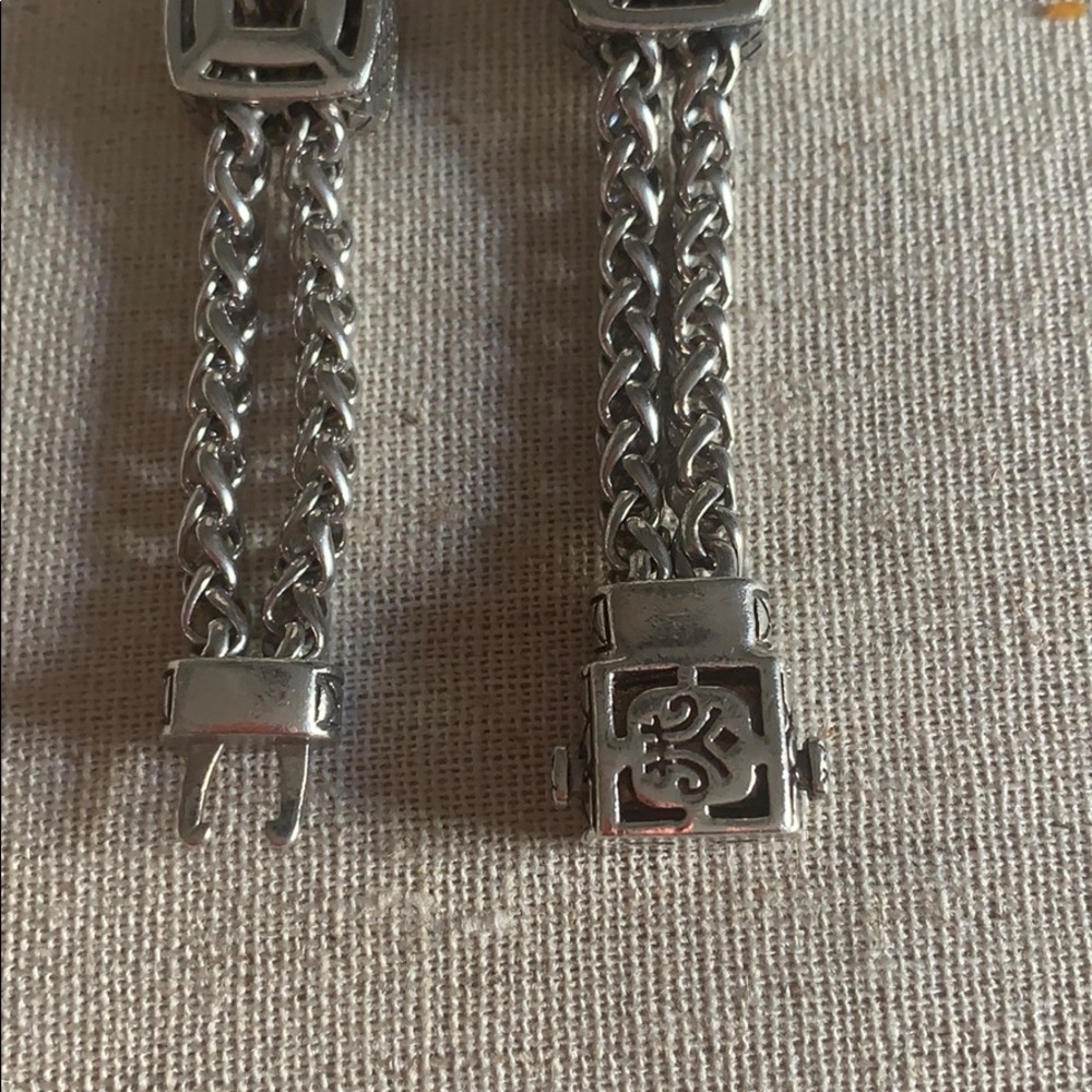 ANDREA CANDELA 18K & SS DIAMOND BRACELET - Picture 6 of 11